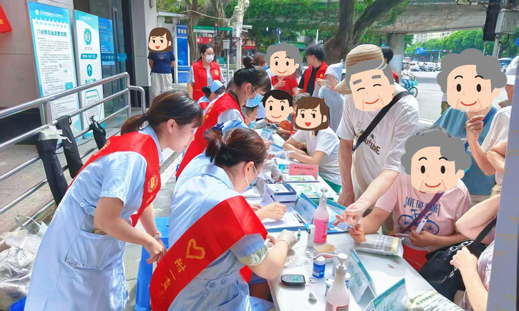 党建引领科普惠民 守护居民肝脏健康
——福建医科大学附属第一医院肝病中心肝内科党支部走进新港街道开展世界肝炎日义诊科普活动