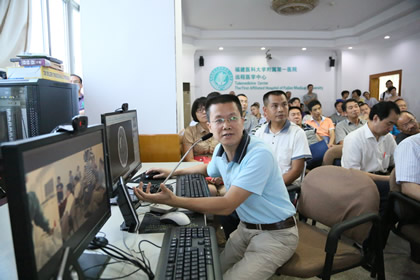 我院举行“帮扶县级医院远程医学平台”启动会