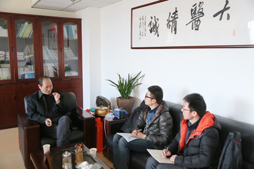 中国医疗行业权威门户网站“健康界”记者团到我院进行专访 中国医疗行业权威门户网站“健康界”记者团到我院进行专访