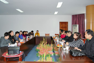 河北省石家庄市民政局考察团莅临护养中心中心调研 河北省石家庄市民政局考察团莅临护养中心中心调研