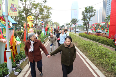 福建医大附一护养中心“七彩生活”--元宵赏花灯