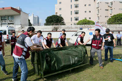 我院开展2016年省级卫生应急队伍演练 我院开展2016年省级卫生应急队伍演练