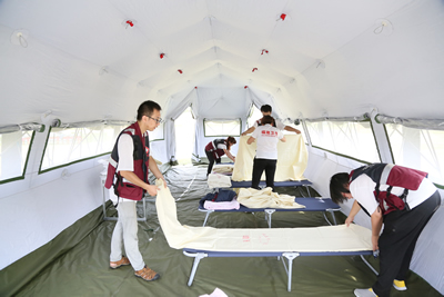 我院开展2016年省级卫生应急队伍演练 我院开展2016年省级卫生应急队伍演练