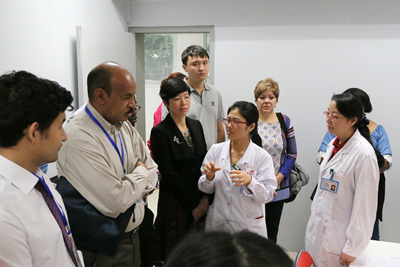 发展中国家颅脑疾病防控管理研修班学员到我院参观访问 发展中国家颅脑疾病防控管理研修班学员到我院参观访问