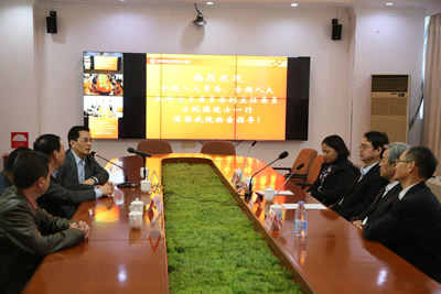 全国人大常委、国家卫计委脑卒中防治工程委员会副主任王陇德院士一行莅临我院检查指导脑卒中防控工作