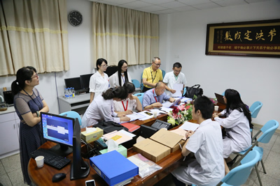 我院核医学专业规培基地接受中国医师协会的检查评估