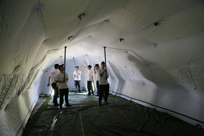 平战结合  常备不懈——我院省级紧急医学救援三队开展自然灾害应急救援演练