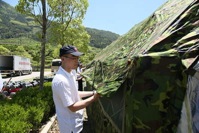 平战结合  常备不懈——我院省级紧急医学救援三队开展自然灾害应急救援演练