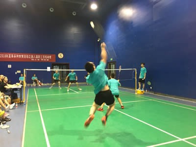 我院举办2018年羽毛球团体赛