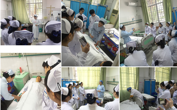 我院开展2018届护理实习生操作技能培训 