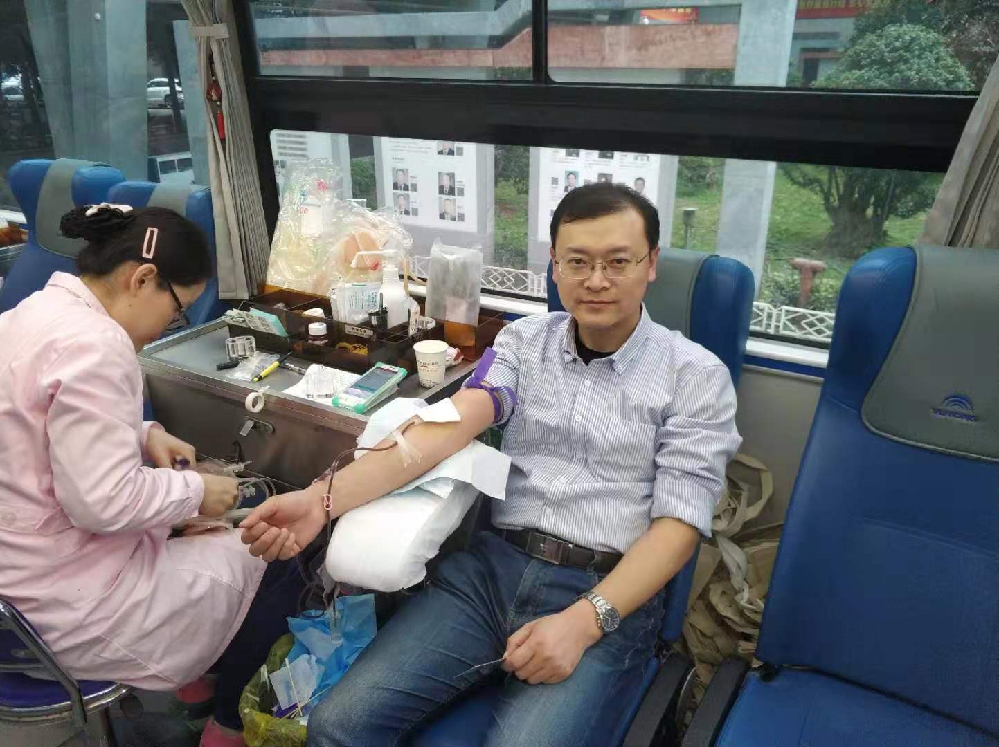 热血送暖 为生命接力——我院连续十年开展无偿献血活动