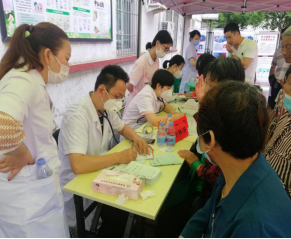 我院多个支部联合开展卫生院义诊活动 我院多个支部联合开展卫生院义诊活动