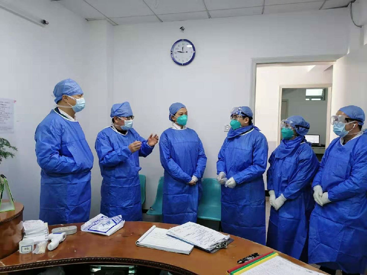 2020年2月，福建医大附一医院医务部组织开展新冠肺炎防控工作检查
